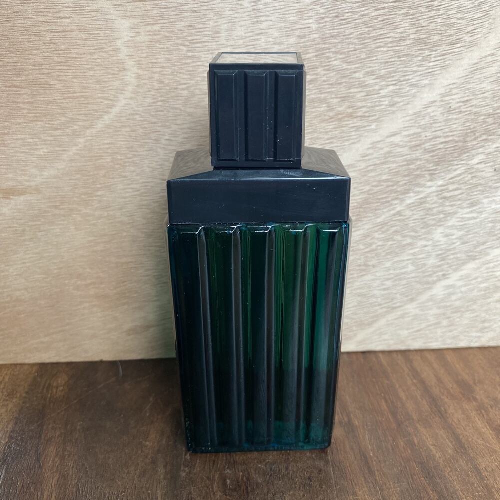 Vintage Mary Kay Quattro Men's Cologne Splash 4 oz Green Glass Bottle USA Made